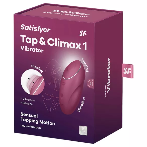 Satisfyer - vibrator in stimulator klitorisa 2v1 - rdeča
