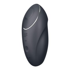   Satisfyer Tap & Climax 1 - vibrator in stimulator klitorisa 2v1 (črn)