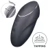 Satisfyer - 2v1 vibrator za klitoris - črni