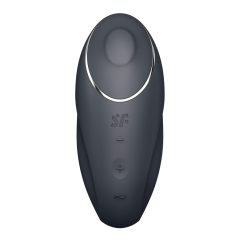   Satisfyer Tap & Climax 1 - vibrator in stimulator klitorisa 2v1 (črn)
