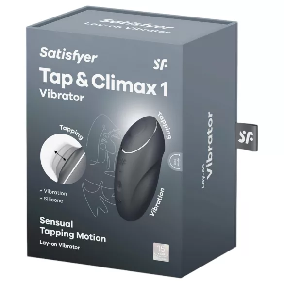 Satisfyer - 2v1 vibrator za klitoris - črni