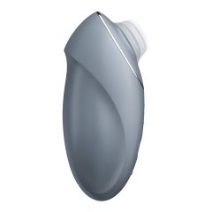   Satisfyer Tap & Climax 1 - vibrator in stimulator klitorisa 2v1 (siva)