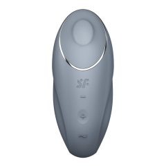   Satisfyer Tap & Climax 1 - vibrator in stimulator klitorisa 2v1 (siva)