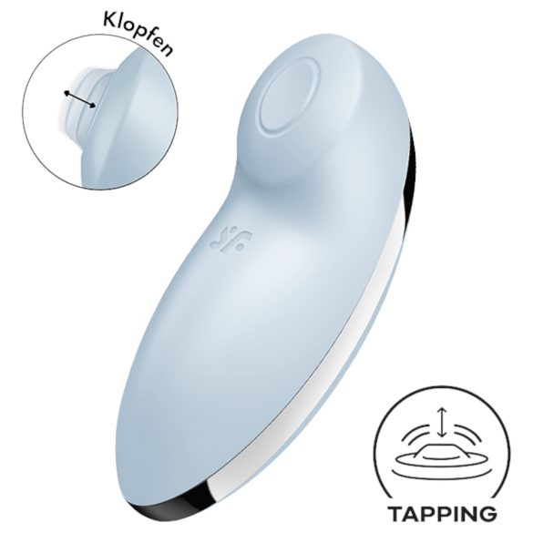 Satisfyer - 2v1 vibrator in stimulator za klitoris - modra
