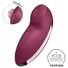 Satisfyer - vibrator in stimulator za klitoris 2v1 - rdeč