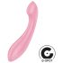 Satisfyer G-Force - vibrator za G-točko - polnilni, vodoodporen - roza