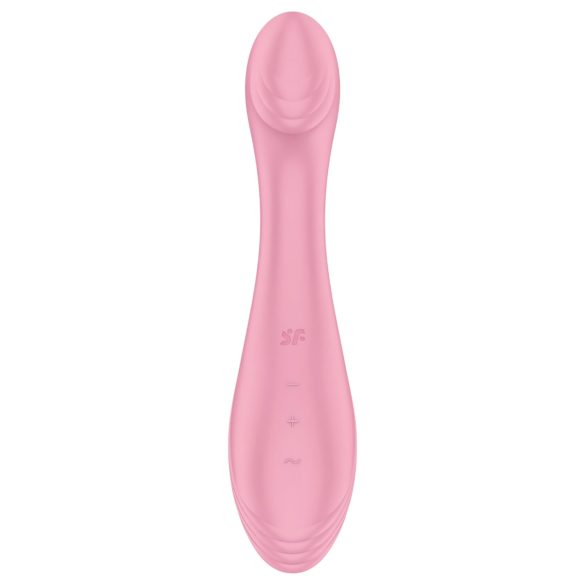 Satisfyer G-Force - vibrator za G-točko - polnilni, vodoodporen - roza