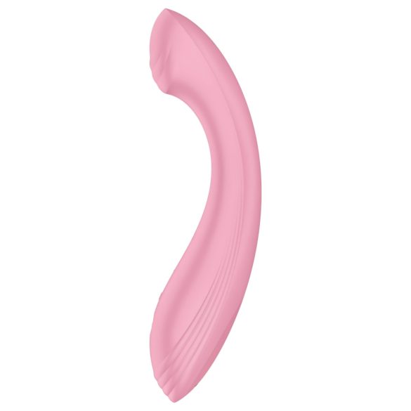 Satisfyer G-Force - vibrator za G-točko - polnilni, vodoodporen - roza