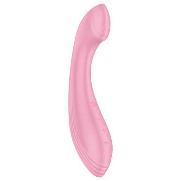 Satisfyer G-Force - vibrator za G-točko - polnilni, vodoodporen - roza