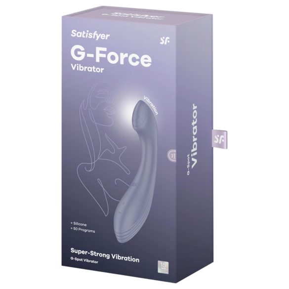 Satisfyer G-Force - G-točka vibrator - polnilni, vodoodporen, vijoličen