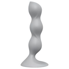 Satisfyer Triple Ball-R - dildo z biseri - siva