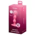 Satisfyer Triple Ball-R - analni vibrator z bunkicami - roza