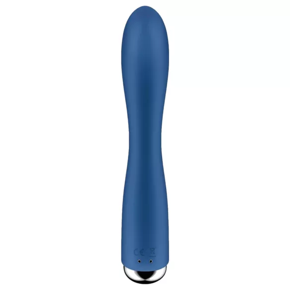 Satisfyer Spinning Rabbit 1 - vibracijski zajček s premikajočo roko - modra