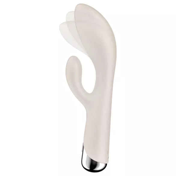 Satisfyer Spinning Rabbit 1 - vibrator z vrtečo se klitoralno ročico (bež)