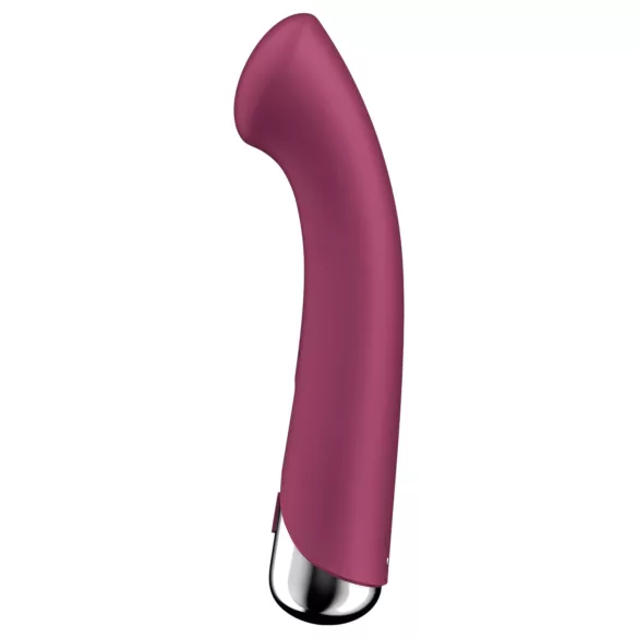 Satisfyer - G-točka vibrator z vrtljivo glavo - rdeč