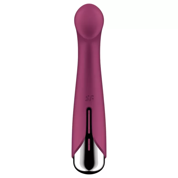 Satisfyer - G-točka vibrator z vrtljivo glavo - rdeč