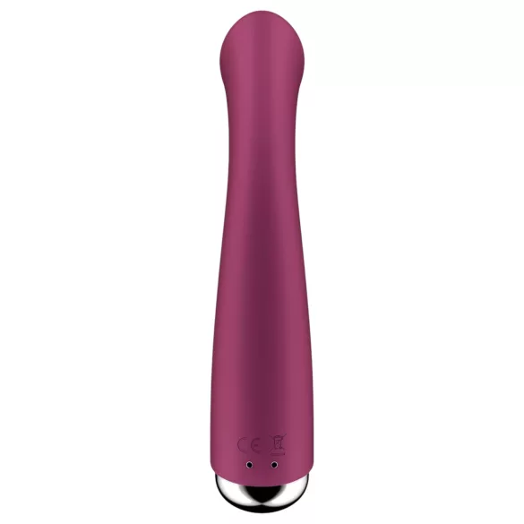 Satisfyer - G-točka vibrator z vrtljivo glavo - rdeč