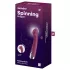 Satisfyer - G-točka vibrator z vrtljivo glavo - rdeč