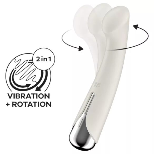 Satisfyer Spinning G-Spot 1 - vibracijski stimulator za G-točko z vrtljivo glavo