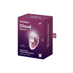   Satisfyer Cloud Dancer - zračni stimulator klitorisa za polnjenje (roza in bela)