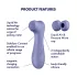 Satisfyer Pro 2 Gen3 - aplikacijsko voden stimulator klitorisa z zračnimi valovi (vijoličen)