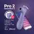 Satisfyer Pro 2 Gen3 - aplikacijsko voden stimulator klitorisa z zračnimi valovi (vijoličen)