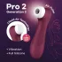 Satisfyer Pro 2 Gen3 - polnilni stimulator klitorisa z zračnimi valovi - rdeč