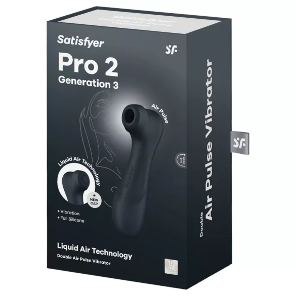 Satisfyer Pro2 Gen3 - stimulator klitorisa z zračnimi valovi - temno siv