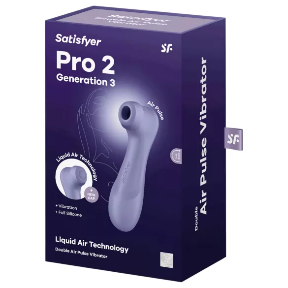 Satisfyer Pro 2 Gen3 - stimulator klitorisa s pulznim zrakom - polnilni lila