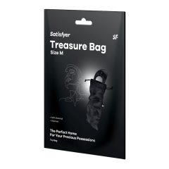   Satisfyer Treasure Bag M - torba za shranjevanje seks igrač - srednja (črna)