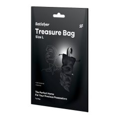   Satisfyer Treasure Bag L - torba za shranjevanje spolnih igrač - srednja (črna)