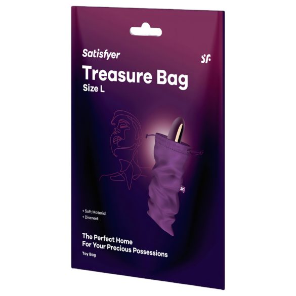 Satisfyer Treasure Bag L - srednja torba za shranjevanje (vijolična)