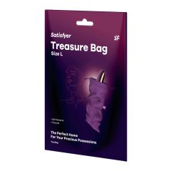   Satisfyer Treasure Bag L - torba za shranjevanje spolnih igrač - srednja (vijolična)