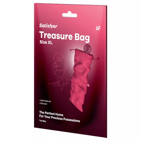 Satisfyer Treasure Bag XL - torbica za shranjevanje - ekstra velika - roza