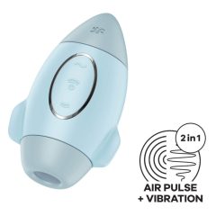   Satisfyer Mission Control - zračni stimulator klitorisa z možnostjo polnjenja (modri)