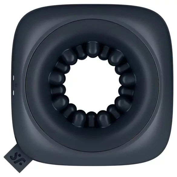 Satisfyer - obročasti masturbator - vibracijski, polnilni - črna