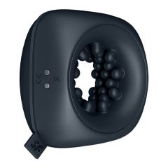   Satisfyer Ring Stroker - vibracijski masturbator z možnostjo polnjenja (črn)