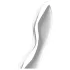 Satisfyer Cosmic Crest 2 - kovinski dildo z valovito obliko - srebrn