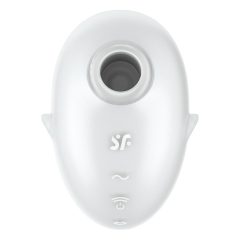   Satisfyer Cutie Ghost - brezžični stimulator klitorisa z zračnim valovanjem (bel)