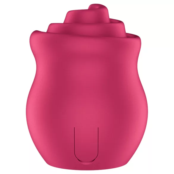 Satisfyer Tongue Twister - vibrator za klitoris z vrtljivo jeziko - roza
