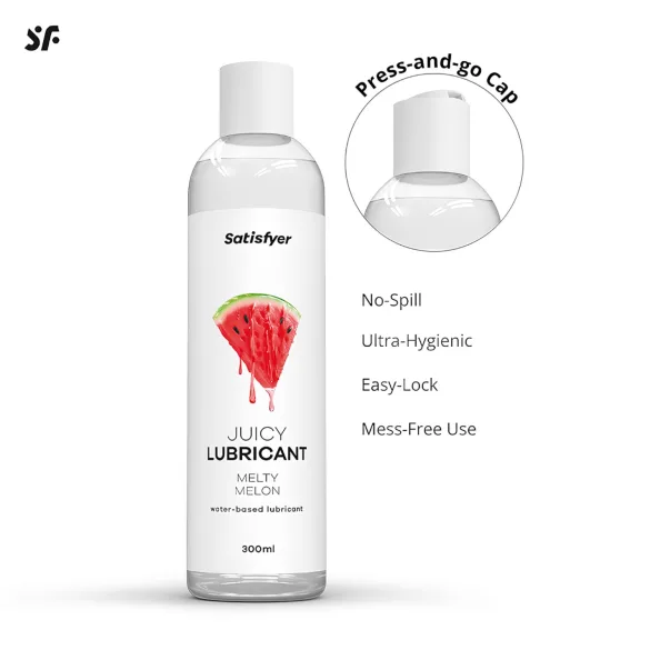 Satisfyer - lubrikant z okusom - lubenica - 300ml