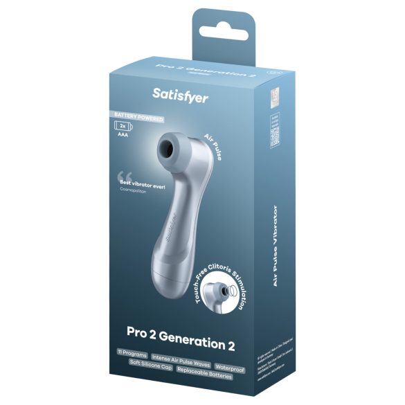 Satisfyer Pro2 Gen2 - stimulator klitorisa z zračnimi valovi - modra