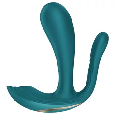 Satisfyer Top Secret+ - nosljiv vibrator z 3 kraki - zelena