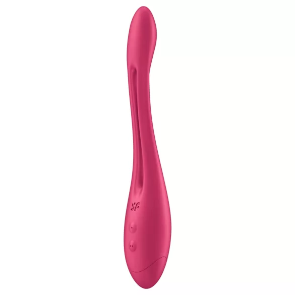 Satisfyer - parni vibrator - prilagodljiv, upogljiv - roza