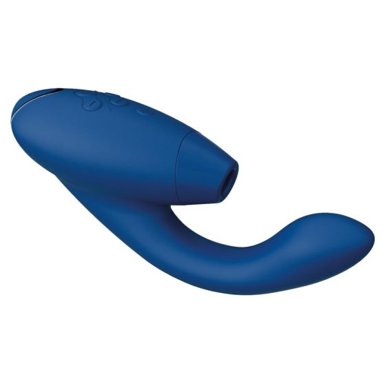 Womanizer Duo 2 - vodoodporen vibrator za točko G in stimulator klitorisa (modri)