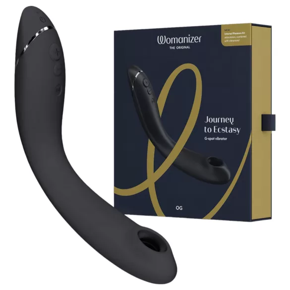 Womanizer OG - vibrator za točko G in klitoris - polnjenje USB - črna