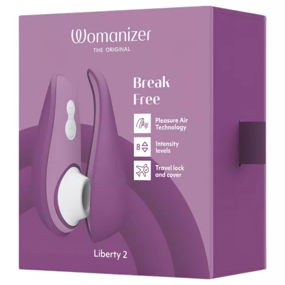 Womanizer Liberty 2 - stimulator klitorisa z zračnimi impulzi - vijoličen