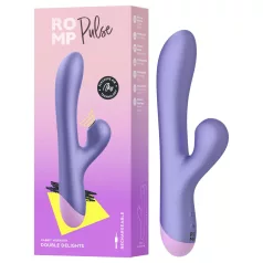   ROMP Pulse - G-točka vibrator s pulznim stimulatorjem klitorisa - vijoličen