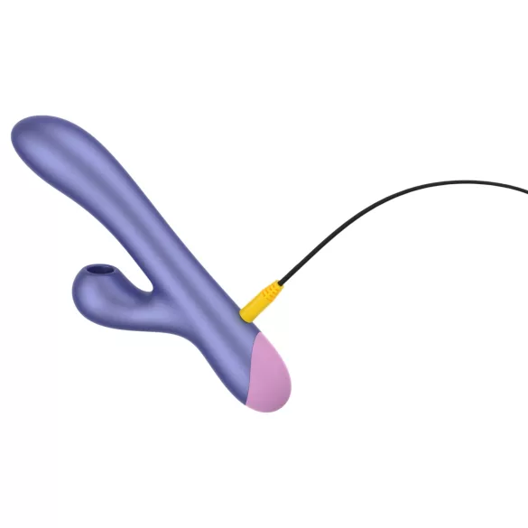 ROMP Pulse - G-točka vibrator s pulznim stimulatorjem klitorisa - vijoličen