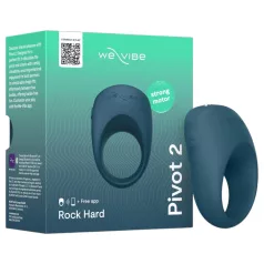   We‑Vibe Pivot 2 - aplikacijo upravljani vibracijski obroček za penis za moške (moder)